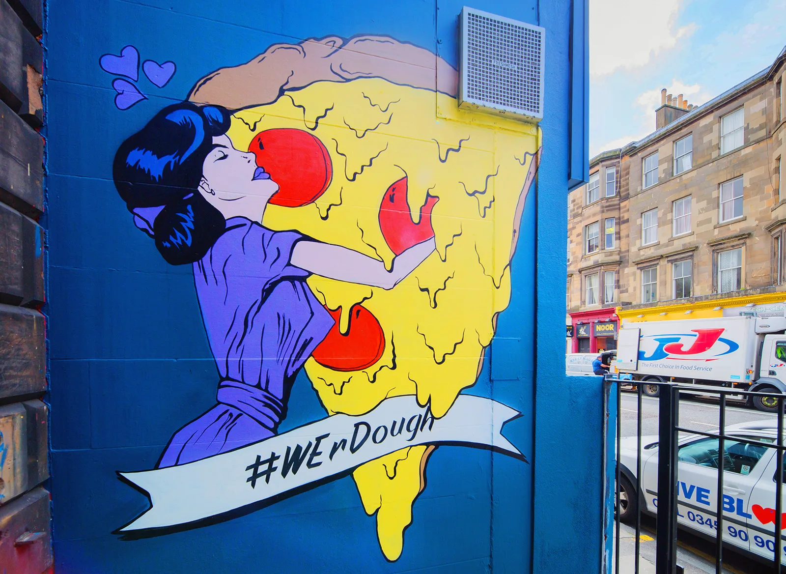 spectrum arts dough pizzeria mural